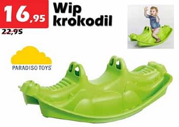 Aanbiedingen Wip krokodil - Paradiso Toys - Geldig van 28/05/2022 tot 19/06/2022 bij Itek