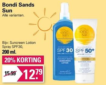 Aanbiedingen Suncreen lotion spray spf30 - Huismerk - De Online Drogist - Geldig van 01/06/2022 tot 18/06/2022 bij De Online Drogist