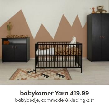 Aanbiedingen Babykamer yara - Huismerk - Baby &amp; Tiener Megastore - Geldig van 12/06/2022 tot 18/06/2022 bij Baby & Tiener Megastore