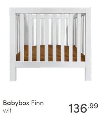 Aanbiedingen Babybox finn - Huismerk - Baby &amp; Tiener Megastore - Geldig van 12/06/2022 tot 18/06/2022 bij Baby & Tiener Megastore