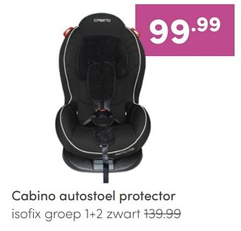 Aanbiedingen Cabino autostoel protector - Cabino - Geldig van 12/06/2022 tot 18/06/2022 bij Baby & Tiener Megastore