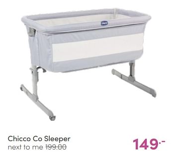 Aanbiedingen Chicco co sleeper - Chicco - Geldig van 12/06/2022 tot 18/06/2022 bij Baby & Tiener Megastore