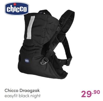 Aanbiedingen Chicco draagzak easyfit black night - Chicco - Geldig van 12/06/2022 tot 18/06/2022 bij Baby & Tiener Megastore