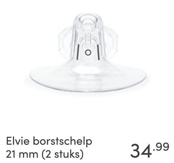 Aanbiedingen Elvie borstschelp - Elvie - Geldig van 12/06/2022 tot 18/06/2022 bij Baby & Tiener Megastore