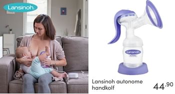 Aanbiedingen Lansinoh autonome handkolf - Lansinoh - Geldig van 12/06/2022 tot 18/06/2022 bij Baby & Tiener Megastore
