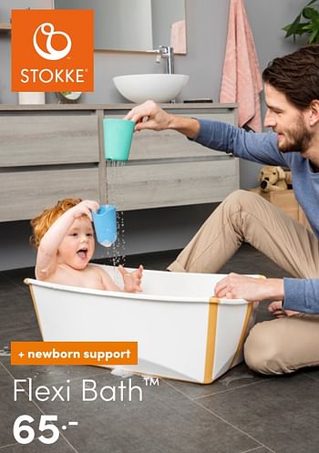 Aanbiedingen Flexi bath - Stokke - Geldig van 12/06/2022 tot 18/06/2022 bij Baby & Tiener Megastore