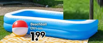 Aanbiedingen Beachball - Huismerk - Wibra - Geldig van 13/06/2022 tot 26/06/2022 bij Wibra