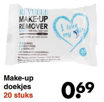 Aanbiedingen Make-up doekjes - Huismerk - Wibra - Geldig van 13/06/2022 tot 26/06/2022 bij Wibra