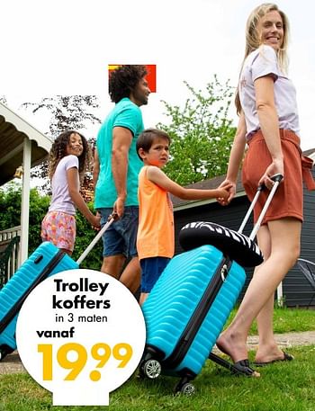 Aanbiedingen Trolley koffers - Huismerk - Wibra - Geldig van 13/06/2022 tot 26/06/2022 bij Wibra