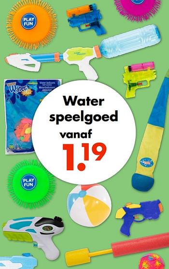 Aanbiedingen Water speelgoed - Huismerk - Wibra - Geldig van 13/06/2022 tot 26/06/2022 bij Wibra