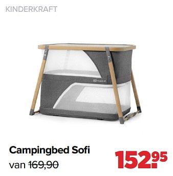 Aanbiedingen Kinderkraft campingbed sofi - Kinderkraft - Geldig van 13/06/2022 tot 02/07/2022 bij Baby-Dump