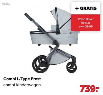 Aanbiedingen Anex combi l-type frost combi-kinderwagen - Anex - Geldig van 13/06/2022 tot 02/07/2022 bij Baby-Dump