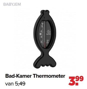 Aanbiedingen Babyjem bad-kamer thermometer - BabyJem - Geldig van 13/06/2022 tot 02/07/2022 bij Baby-Dump