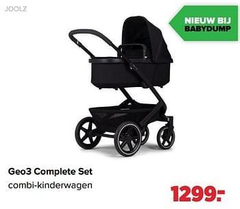 Aanbiedingen Joolz geo3 complete set combi-kinderwagen - Joolz - Geldig van 13/06/2022 tot 02/07/2022 bij Baby-Dump
