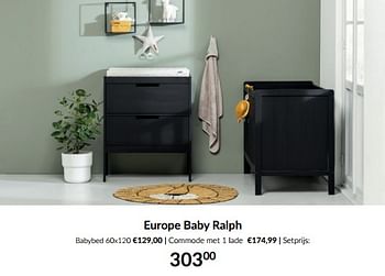 Aanbiedingen Europe baby ralph - Europe baby - Geldig van 14/06/2022 tot 18/07/2022 bij Babypark