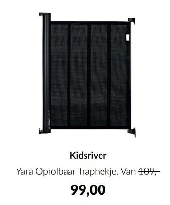 Aanbiedingen Kidsriver yara oprolbaar traphekje - Kidsriver - Geldig van 14/06/2022 tot 18/07/2022 bij Babypark