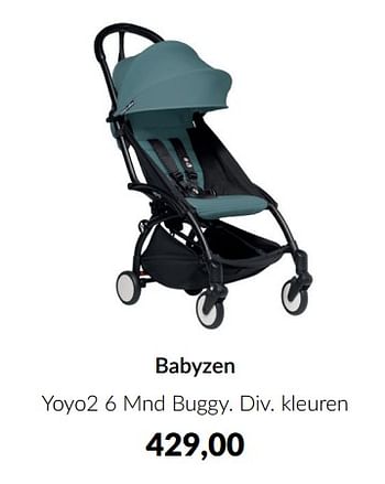 Aanbiedingen Babyzen yoyo2 6 mnd buggy - Babyzen - Geldig van 14/06/2022 tot 18/07/2022 bij Babypark