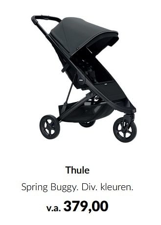 Aanbiedingen Thule spring buggy - Thule - Geldig van 14/06/2022 tot 18/07/2022 bij Babypark
