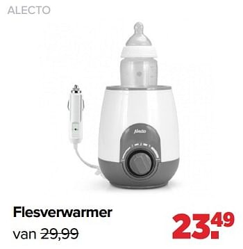 Aanbiedingen Alecto flesverwarmer - Alecto - Geldig van 13/06/2022 tot 02/07/2022 bij Baby-Dump