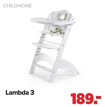 Aanbiedingen Childhome lambda 3 - Childhome - Geldig van 13/06/2022 tot 02/07/2022 bij Baby-Dump