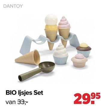 Aanbiedingen Dantoy bio ijsjes set - Dantoy - Geldig van 13/06/2022 tot 02/07/2022 bij Baby-Dump