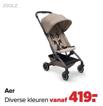 Aanbiedingen Joolz aer - Joolz - Geldig van 13/06/2022 tot 02/07/2022 bij Baby-Dump