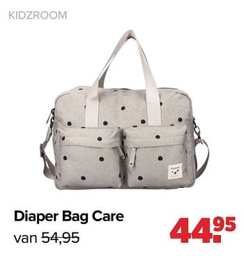 Aanbiedingen Kidzroom diaper bag care - Kidzroom - Geldig van 13/06/2022 tot 02/07/2022 bij Baby-Dump