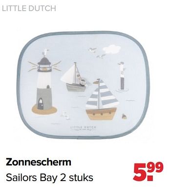 Aanbiedingen Little dutch zonnescherm sailors bay - Little Dutch - Geldig van 13/06/2022 tot 02/07/2022 bij Baby-Dump
