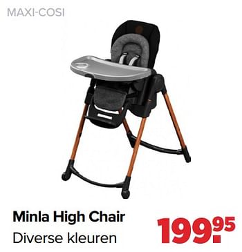Aanbiedingen Maxi-cosi minla high chair - Maxi-cosi - Geldig van 13/06/2022 tot 02/07/2022 bij Baby-Dump