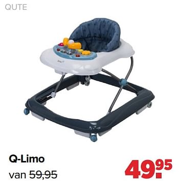 Aanbiedingen Qute q-limo - Qute  - Geldig van 13/06/2022 tot 02/07/2022 bij Baby-Dump