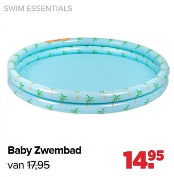 Aanbiedingen Swim essentials baby zwembad - Swim Essentials - Geldig van 13/06/2022 tot 02/07/2022 bij Baby-Dump