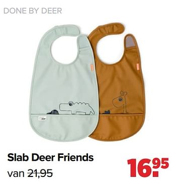 Aanbiedingen Done by deer slab deer friends - Done by Deer - Geldig van 13/06/2022 tot 02/07/2022 bij Baby-Dump