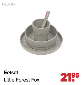 Aanbiedingen Lassig eetset little forest fox - Lassig - Geldig van 13/06/2022 tot 02/07/2022 bij Baby-Dump