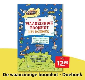 Aanbiedingen De waanzinnige boomhut - doeboek - Huismerk - Boekenvoordeel - Geldig van 18/06/2022 tot 26/06/2022 bij Boekenvoordeel