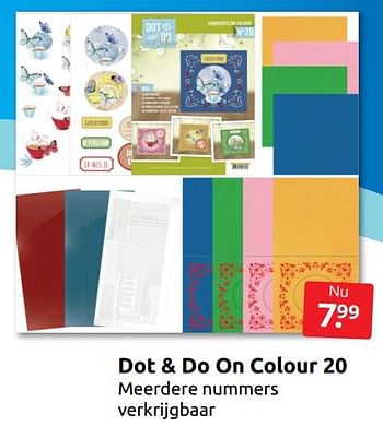 Aanbiedingen Dot + do on colour 20 - Huismerk - Boekenvoordeel - Geldig van 18/06/2022 tot 26/06/2022 bij Boekenvoordeel