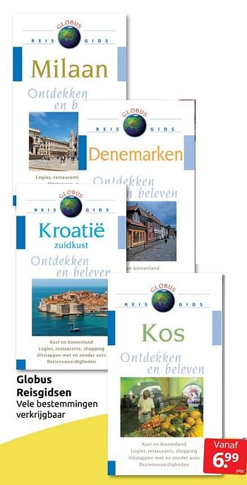 Aanbiedingen Globus reisgidsen - Huismerk - Boekenvoordeel - Geldig van 18/06/2022 tot 26/06/2022 bij Boekenvoordeel
