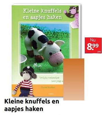 Aanbiedingen Kleine knuffels en aapjes haken - Huismerk - Boekenvoordeel - Geldig van 18/06/2022 tot 26/06/2022 bij Boekenvoordeel