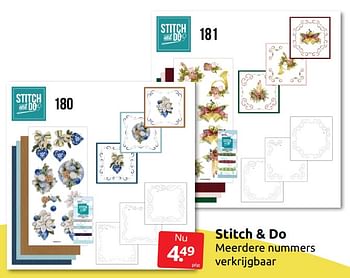 Aanbiedingen Stitch + do - Huismerk - Boekenvoordeel - Geldig van 18/06/2022 tot 26/06/2022 bij Boekenvoordeel