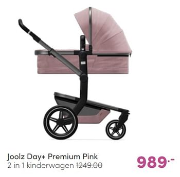 Aanbiedingen Joolz day+ premium pink 2 in 1 kinderwagen - Joolz - Geldig van 19/06/2022 tot 25/06/2022 bij Baby & Tiener Megastore