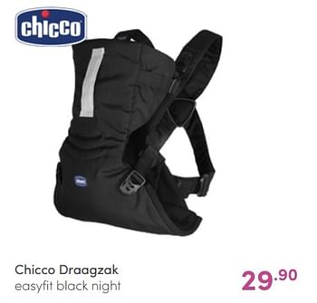 Aanbiedingen Chicco draagzak easyfit black night - Chicco - Geldig van 19/06/2022 tot 25/06/2022 bij Baby & Tiener Megastore