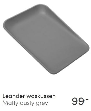 Aanbiedingen Leander waskussen matty dusty grey - Leander - Geldig van 19/06/2022 tot 25/06/2022 bij Baby & Tiener Megastore
