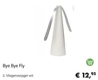Aanbiedingen Bye bye fly vliegenverjager wit - Bye Bye Fly - Geldig van 15/06/2022 tot 31/08/2022 bij Multi Bazar