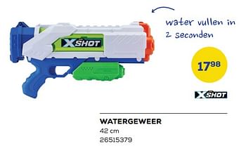 Aanbiedingen Watergeweer - X-Shot - Geldig van 17/06/2022 tot 22/07/2022 bij Supra Bazar