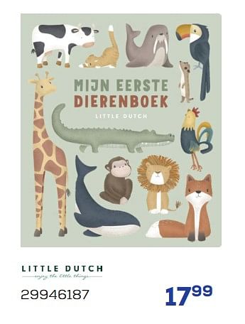 Aanbiedingen Mijn eerste dierenboek - Little Dutch - Geldig van 17/06/2022 tot 22/07/2022 bij Supra Bazar