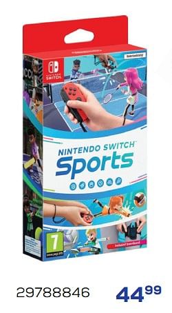 Aanbiedingen Nintendo switch sports - Nintendo - Geldig van 17/06/2022 tot 22/07/2022 bij Supra Bazar