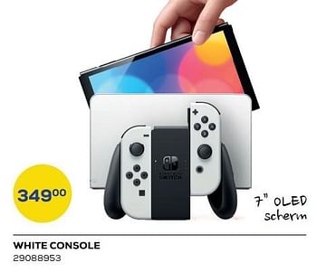 Aanbiedingen White console - Nintendo - Geldig van 17/06/2022 tot 22/07/2022 bij Supra Bazar