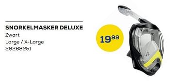Aanbiedingen Snorkelmasker deluxe - Huismerk - Supra Bazar - Geldig van 17/06/2022 tot 22/07/2022 bij Supra Bazar