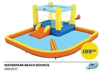 Aanbiedingen Waterpark beach bounce - BestWay - Geldig van 17/06/2022 tot 22/07/2022 bij Supra Bazar