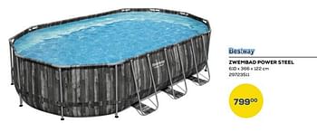 Aanbiedingen Zwembad power steel - BestWay - Geldig van 17/06/2022 tot 22/07/2022 bij Supra Bazar