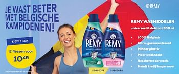 Aanbiedingen Remy wasmiddelen - Remy - Geldig van 17/06/2022 tot 22/07/2022 bij Supra Bazar